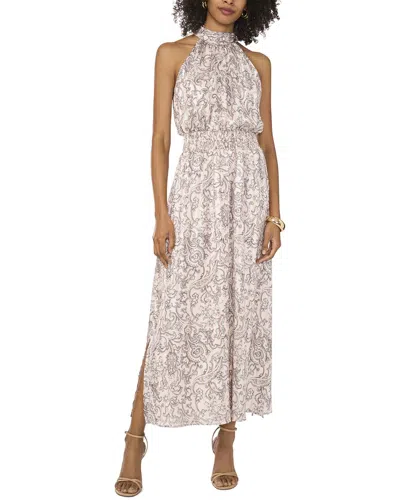Vince Camuto Print Smocked Waist Maxi Dress