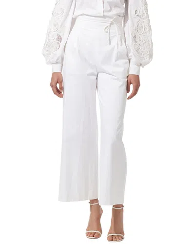 Carolina Herrera High-waist Wide Leg Cropped Pant