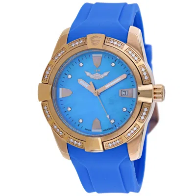 Isw Women's Classic Blue Dial Watch