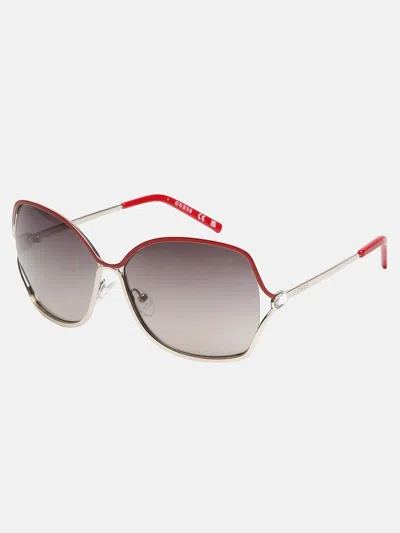 Guess Factory Butterfly Metal Sunglasses