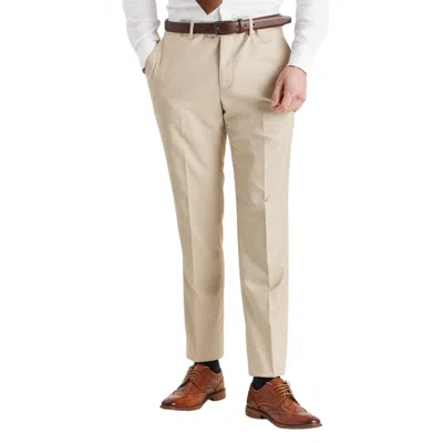 Oliver Tweed Infinity Leather Men's Beige Lightweight Summer Wedding Party Trouser