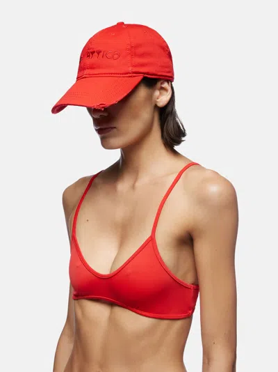 Attico Red Cap