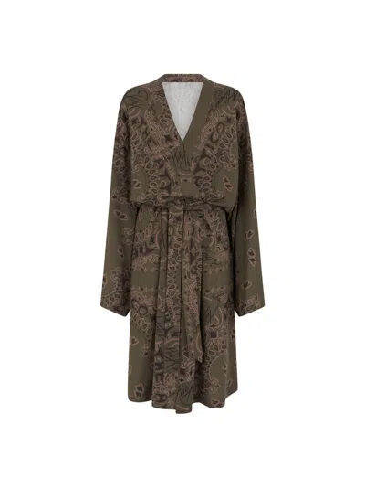 Attico The  Dresses Gend - Military Green Kaftan Military Green Main Material: 100% Viscose