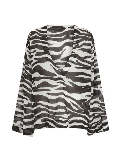 Attico Blouse In White Cotton