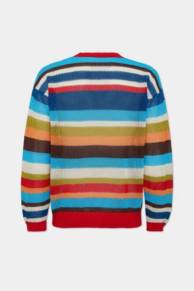 Dsquared2 Striped Knit Sweater