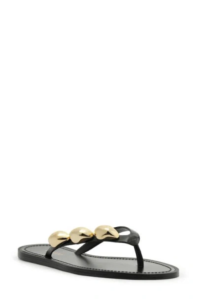 Arezzo Women's Sunny Round Toe Flat Sandals