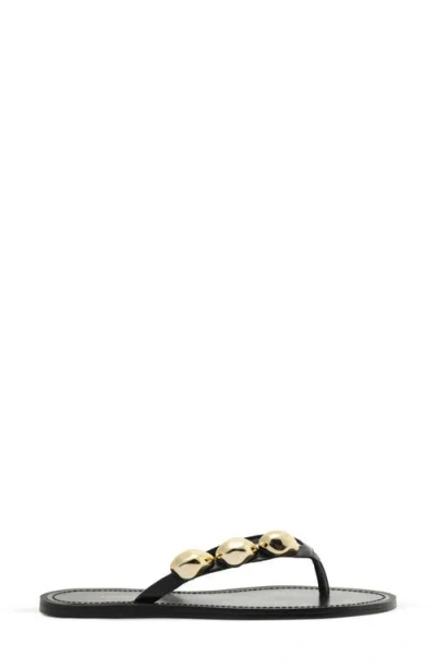 Arezzo Women's Sunny Round Toe Flat Sandals