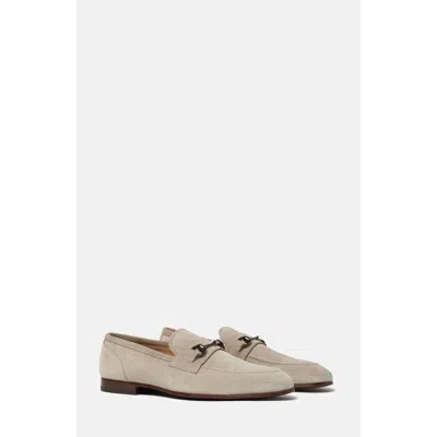 Scarosso Alessandro Loafers In Sand - Suede