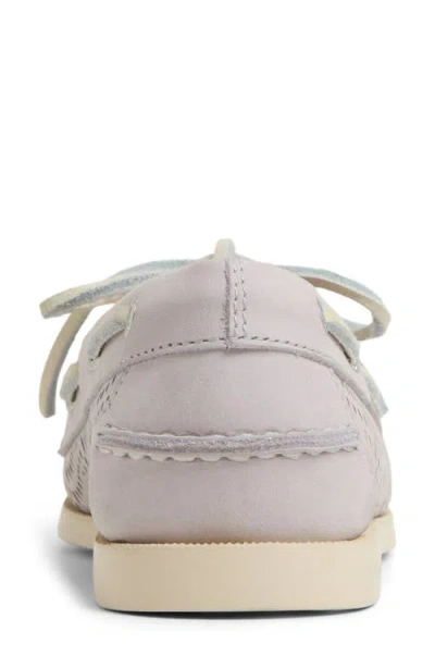 Sperry Authentic Original 2-eye Perforated Boat Shoe In Neutral