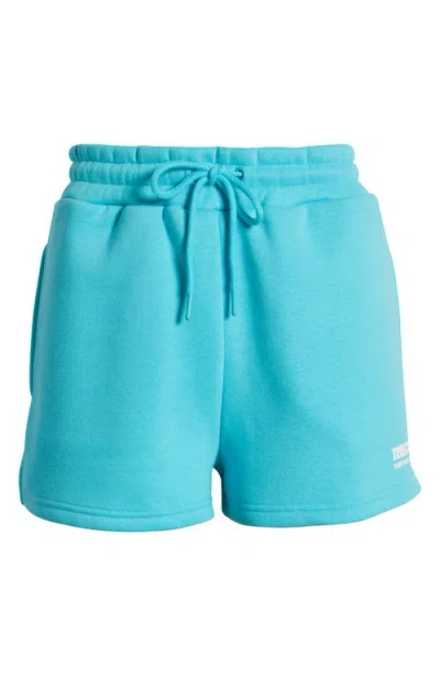 Rip Curl Surf Puff Cotton Blend Fleece Drawstring Shorts