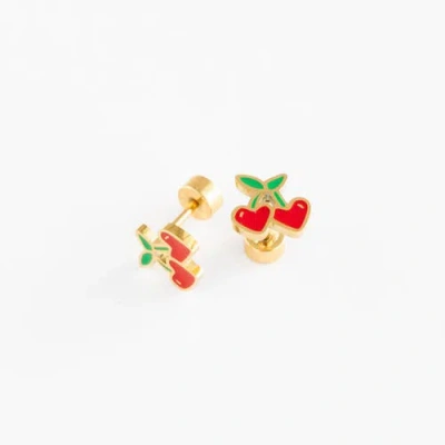 Pip Pop Cherries Stud Earrings