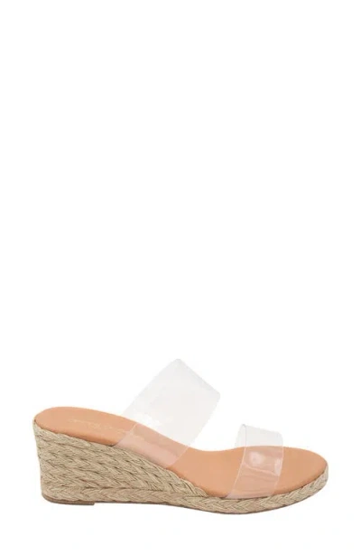 Andre Assous Bella Wedge Sandal In Brown
