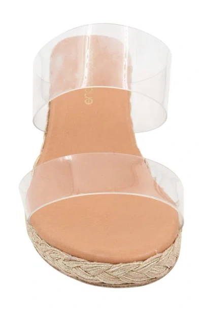 Andre Assous Bella Wedge Sandal In Brown