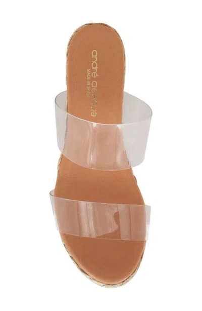 Andre Assous Bella Wedge Sandal In Brown