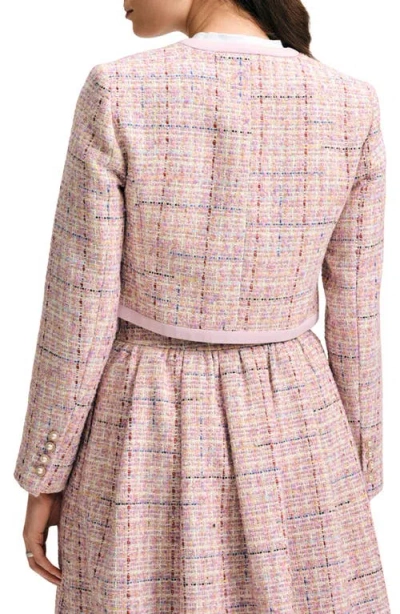 Isaac Mizrahi New York Crop Tweed Jacket