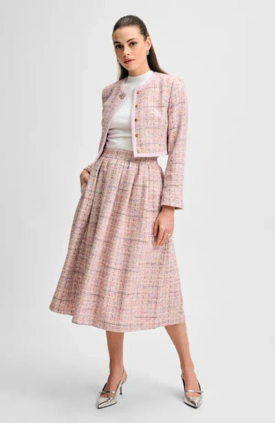 Isaac Mizrahi New York Crop Tweed Jacket