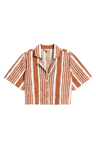 Cleobella Mizuki Blouse In Vecchio Stripe
