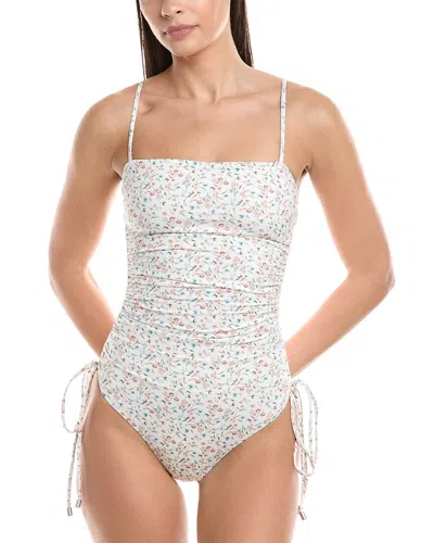 Onia Allegra One Piece In White Multi