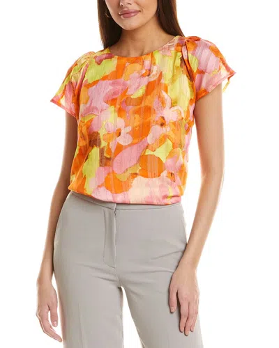 Cece Flutter Sleeve Blouse