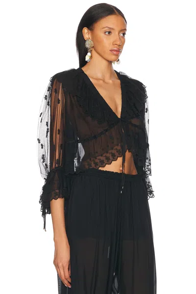 Chloé Cropped-spitzentop Mit V-ausschnitt