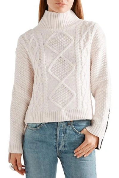Shop Rag & Bone Ida Wool And Ribbed-knit Sweater