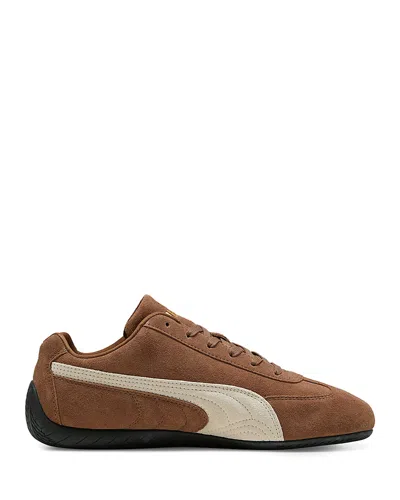 Puma Speedcat Archive Brown Sneakers With Side Logo In Suede Unisex