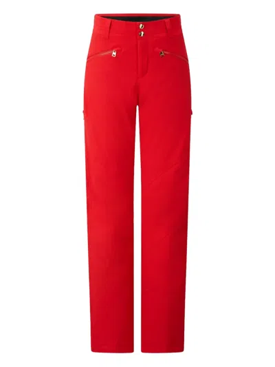 Bogner Straight-fit Ski Trousers In Rojo