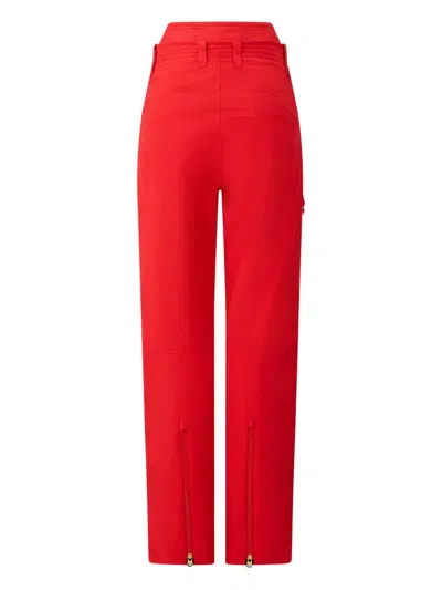 Bogner Straight-fit Ski Trousers In Rojo