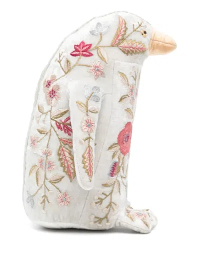 企鹅大号刺绣毛绒玩具