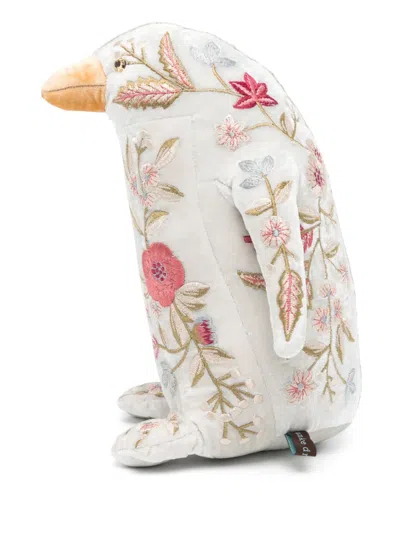 企鹅大号刺绣毛绒玩具