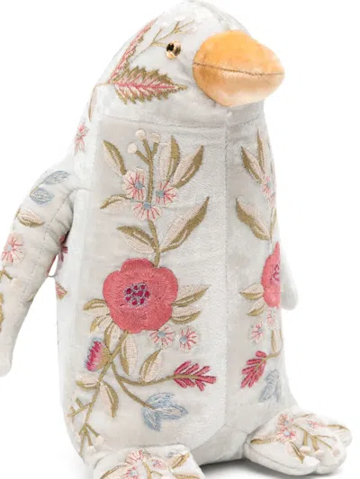 企鹅大号刺绣毛绒玩具