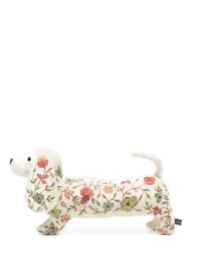 腊肠犬刺绣毛绒玩具