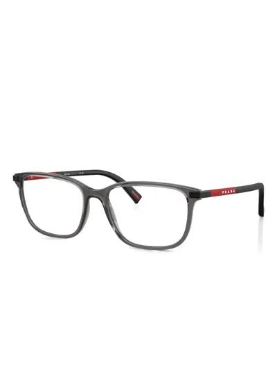 Prada Rectangle-frame Glasses In Gray
