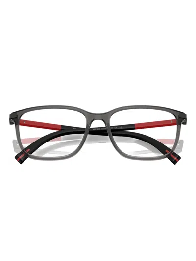 Prada Rectangle-frame Glasses In Gray