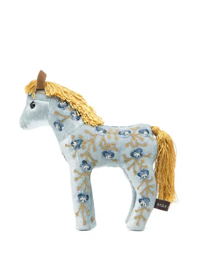 骏马刺绣毛绒玩具