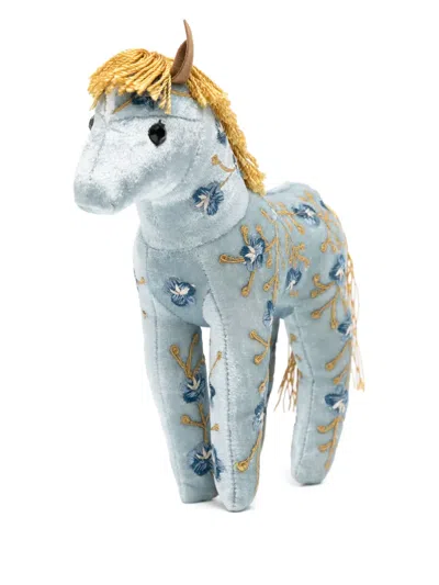 骏马刺绣毛绒玩具