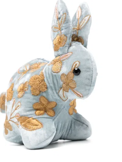 小兔刺绣毛绒玩具