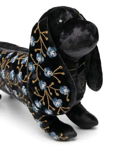 腊肠犬刺绣毛绒玩具