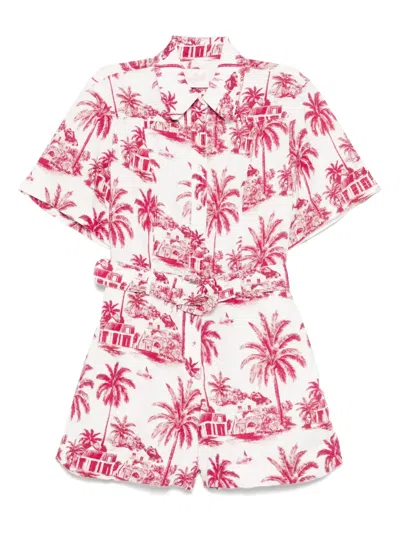 Mc2 Saint Barth Printed Playsuit