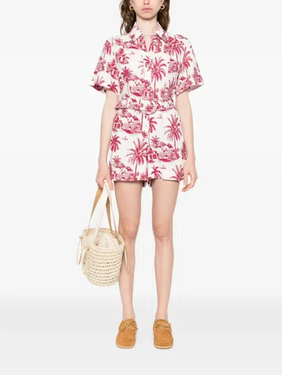 Mc2 Saint Barth Printed Playsuit