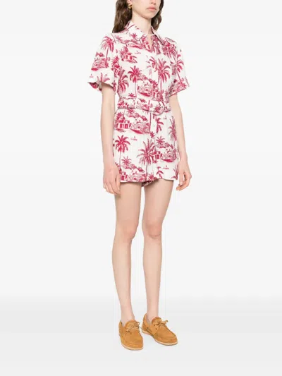Mc2 Saint Barth Printed Playsuit
