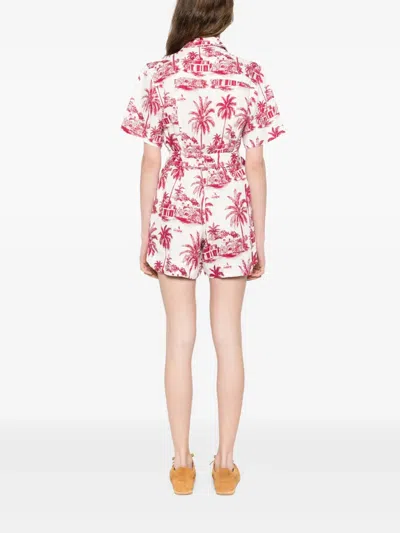 Mc2 Saint Barth Printed Playsuit