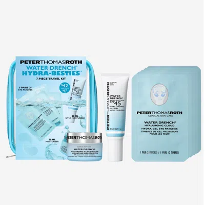 Peter Thomas Roth Water Drench Hydra-besties 7-piece Travel Kit In Blue