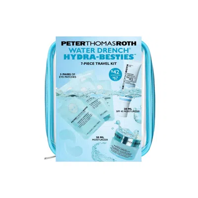 Peter Thomas Roth Water Drench Hydra-besties 7-piece Travel Kit In Blue