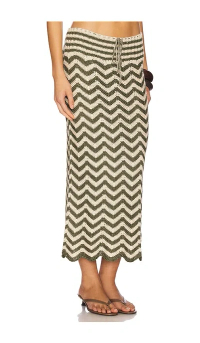 Agua Bendita Mira Skirt Multi In Neutral