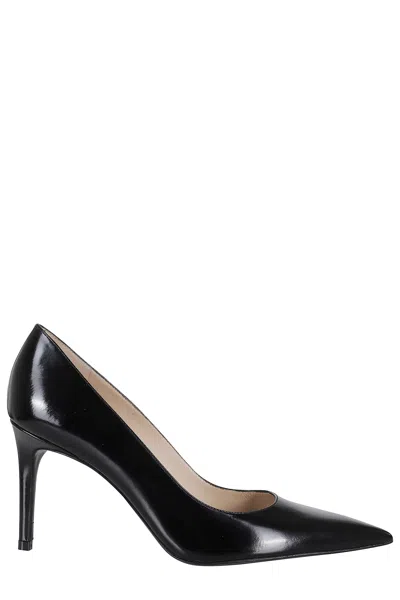Stuart Weitzman Stuart Power 85 Pump In Black