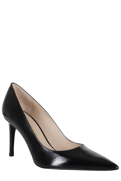 Stuart Weitzman Stuart Power 85 Pump In Black