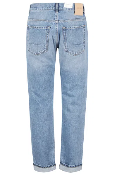 Tela Genova Davide Denim Scuro Cotone Lino