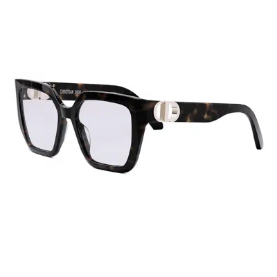 Dior Eyewear Square Frame Glasses In Black