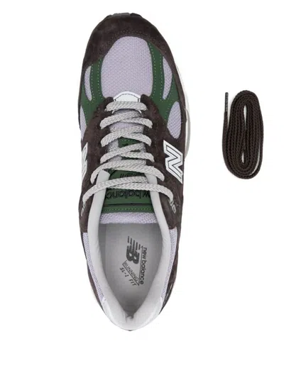 New Balance Low Top Sneakers With Mesh Panels And Suede Overlays